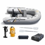 Annexe gonflable coasto 2. 48m premium - 3 places dropstitch light grey