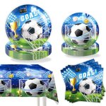 Anniversaire football decoration41 pcs enfant gar�ons football articles f�te deco party fournitures 10 ...