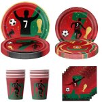 Anniversaire football decoration50 pcs enfant gar�ons football articles f�te deco party fournitures 10 ...