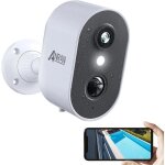 Anran camra surveillance wifi sans fil batterie audio bidirectionnel vision nocturne colore stockage ...