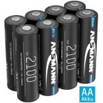 Ansmann accu aa 2100mah nimh 1. 2v - pile rechargeable avec faible auto - dcharge pour radio clavier ...