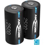 Ansmann accu c 2500mah nimh 1. 2v - piles baby c rechargeables � faible autod�charge pour jouets pour ...
