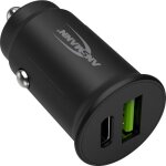 Ansmann incar charger cc230pd chargeur usb 30 w 1x usb - a 1x usb - c� power delivery noir pour voiture ...