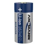 Batterie rechargeable li - ion 16340 - ansmann - 36v - 850mah - circuit de protection - s�curit� accrue ...