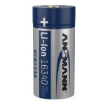 Ansmann li - ion accu 16340 batterie lithium rechargeable cr123a entre micro usb