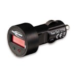 Voltmtre testeur pour batterie allume - cigare dc 12 - 24v - ansmann - noir