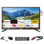Antarion tv led 21. 5 54cm smart connect lecteur dvd intgr androidtv 14. 0 camping - car