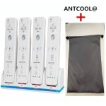 Antcool(r) nouveau chargeur station daccueil + 4 x 2800mah batterie pour tlcommande nintendo wii blanc ...