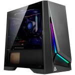 Botier dordinateur - antec - dp301m - tour midi - en verre tremp - noir