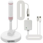 Antenne amplifi�e int�rieur / ext�rieur avec base magn�tique puissante pour smart tv - signal num�riquer�cepti ...