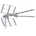 Antenne uhf - cahors - tnt13hd - gain 13 db - canaux 21 - 48 - couleur gris