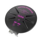 Antenne ext�rieure omnidirectionnelle tnt hd dvb - t / dvb - t2 gain 32 db filtre lte alimentation 12v ...