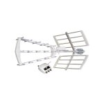 Antenne extérieure tnt - d2 - lte 700 mhz - amplifiée - protégée 5g / 4g - gain 40 db Antenne extérieure tnt - d2 - lte 700 mhz - amplifiée - protégée 5g / 4g - gain 40 db
