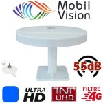 Antenne hd omnidirectionnelle omnivision + pied ventouses tnt terrestre sensibilite 55db tnthd camping ... Antenne hd omnidirectionnelle omnivision + pied ventouses tnt terrestre sensibilite 55db tnthd camping ...