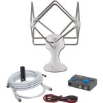 Antenne hertzienne - omnimax - 12 / 24v - rception 360 - amplificateur rglable - gain maxi 18db