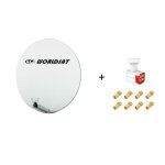 Antenne parabole fibre smc 85 cm beige worldsat + lnb quad 01 db full hd 1080p 4k ultra hd + 8 fiches ... Antenne parabole fibre smc 85 cm beige worldsat + lnb quad 01 db full hd 1080p 4k ultra hd + 8 fiches ...