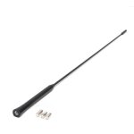 Antenne radio de toit de remplacement am / fm 55cm noir compatible avec voitures ford fiesta focus mondeo ...