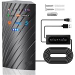 Antenne tv ext�rieure int�rieur 39dbi 480 km r�ception antenne tnt avec c�ble coaxial de 10m gain �lev� ...