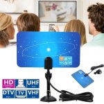 Antenne tv interieur puissante hdtv antennes amplifiée pour dvb - t tnt numérique et analogique tv signaux ... Antenne tv interieur puissante hdtv antennes amplifiée pour dvb - t tnt numérique et analogique tv signaux ...