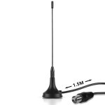 Antenne tv interieur tnt hd portable - august dta180 - petite antenne avec base magnétique pour tv récepteur ... Antenne tv interieur tnt hd portable - august dta180 - petite antenne avec base magnétique pour tv récepteur ...
