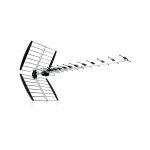 Antenne uhf - cahors - vtu 44 - structure en aluminium - faible encombrement - gain lev