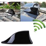 Antenne de voiture universelle en forme d?aileron de requin - antenne radio fm / am avec base adh�sive ...