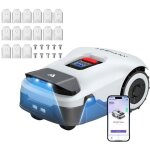 Anthbot genie 3000 robot tondeuse sans fil (4g + rtk) 3600m� - pack s�r�nit� : kit lames & accessoires ...