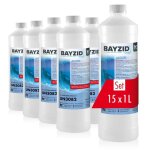 H�fer chemie 15 x 1 l bayzid� algicide anti algue pour piscine - anti - algues non moussant - double ...