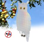 Anti - bird zone tool r�pulsif anti - oiseaux hibou de protection repousser 2 pi�ces pvc mat�riel anti ...