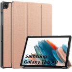 Antichoc housse samsung galaxy tab a9 + (11) tui pour tablette avec support  trois volets - or rose ...