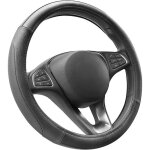 Antidrapant couvre volant respirant microfibre cuir couvre volant noir diamtre m 37 - 38cm