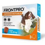Antiparasitaire � croquer pour chien de 10 � 25 kg frontpro pet pest control
