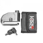 Antivol bloque disque chrome lockforce avec alarme