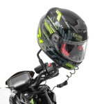 Antivol casque moto / cadenas � code hs1 tourtecs noir