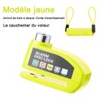 Antivol moto bloque disque beyawl 110db alarme antivol scooter bloc disque pour moto / trotinette / vélo ... Antivol moto bloque disque beyawl 110db alarme antivol scooter bloc disque pour moto / trotinette / vélo ...