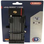Antivol pliable - abus - ugrip bordo? 5700 / 80 - acier - 80 cm - noir