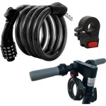Antivol trotinette electrique antivol pour scooter �lectrique120cm x 12mm antivol pour v�loantivol pour ...