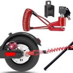 Antivol trottinette électrique scooter Électrique anti - vol de fil dacier antivol disque freins Antivol trottinette électrique scooter Électrique anti - vol de fil dacier antivol disque freins