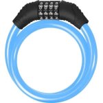 Antivol trottinette et vlo - beeper - cble 60 cm - code 4 chiffres - bleu