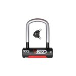 Antivol u + chane moto u 16mm sra - super max mc s1 vector security - noir - tu