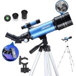 Aomekie télescope astronomique adulte 70mm lunette astronomique avec trépied ajustable lentille barlow ... Aomekie télescope astronomique adulte 70mm lunette astronomique avec trépied ajustable lentille barlow ...