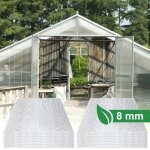 Aopunly parois d�coupables - lot 10 plaques doubles en polycarbonate r�sistantes intemp�ries - 121x605x08cm ...