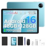 Aorlym p10 tablette tactile android 16 tablette avec clavier 10. 1 pouces 7000mah 48gbrom + 128gbram ...