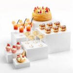 Aperitif buffet cube presentoir a gateau en acrylique presentoir parfumsupports de buffet mariage pour ...