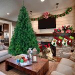 Apin artificiel de no�l en pvc d�coration f�tes arbre de no�l - 650 branches - 180 cm