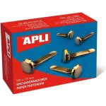 Attaches parisiennes - apli - 12 mm - bote de 100 - en acier laitonn - sans ?illet