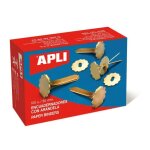 Apli agipa - attache parisienne avec oeillet ronde 18 mm dor�