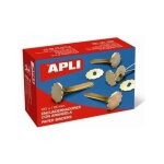 Attaches parisiennes - apli - 50 mm - bo�te de 100 - m�tallique - scrapbooking