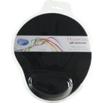 Tapis de souris avec repose poignet - apm - noir - gel / textile - anti - drapant - confort amlior ...