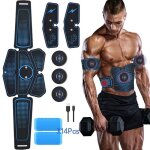 Appareil abdominal abs trainer ems smart ceinture usb de charger electrostimulateur musculaire fitness ...